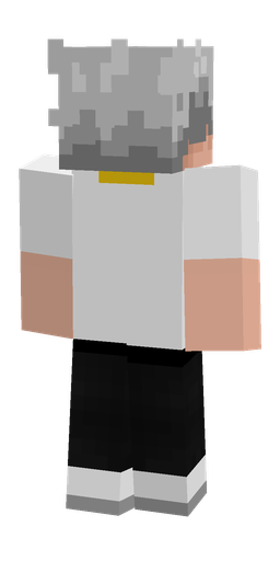 Black skin: body, back render