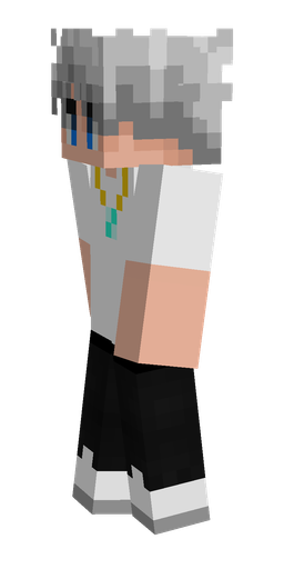 Black skin: body, left side render