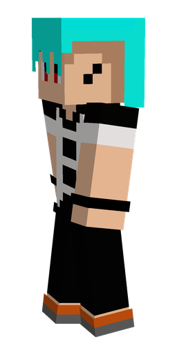 Black skin: body, left side render