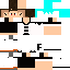 Black skin: raw texture render