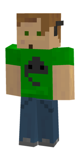 Blue skin: body, front render