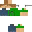 Blue skin: raw texture render