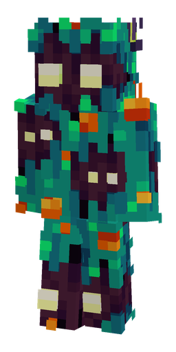 Blue skin: body, front render
