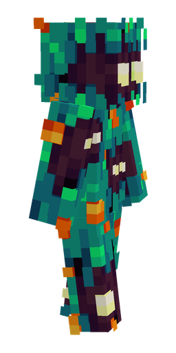 Blue skin: body, right side render
