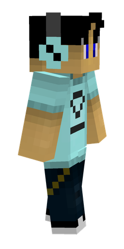 Black skin: body, right side render