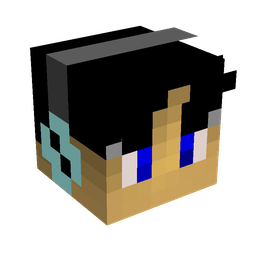 Black skin: head render
