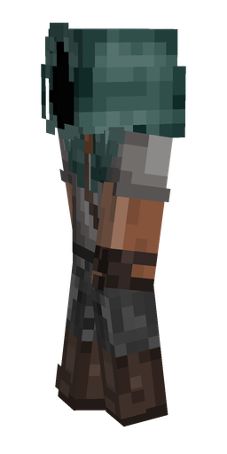 Black skin: body, left side render