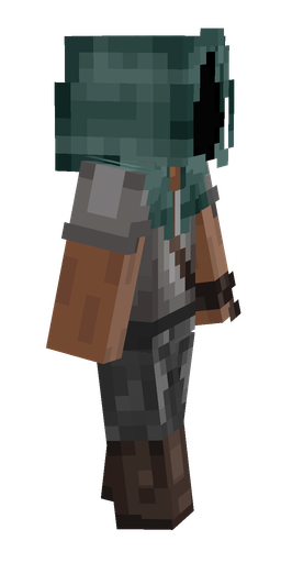 Black skin: body, right side render