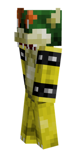 Black skin: body, left side render