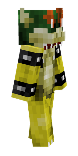 Black skin: body, right side render