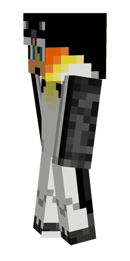 Black skin: body, left side render