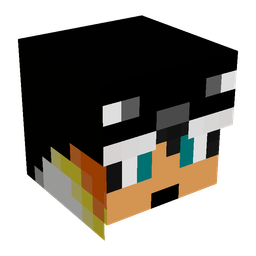 Black skin: head render
