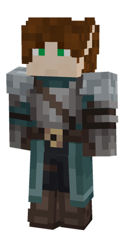 Blue skin: body, front render