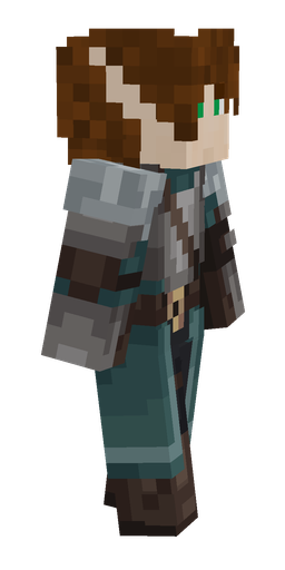 Blue skin: body, right side render