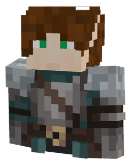 Blue skin: bust render