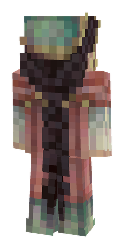 Gray skin: body, back render