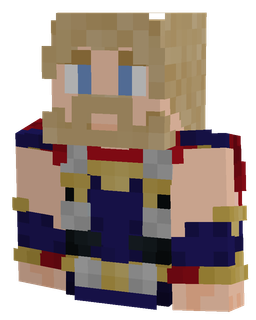 Blue skin: bust render
