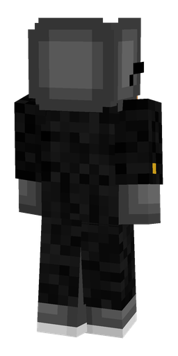Black skin: body, back render