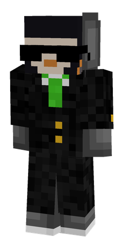 Black skin: body, front render