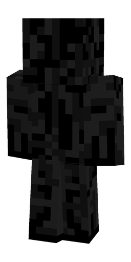 Black skin: body, back render