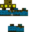 Black skin: raw texture render