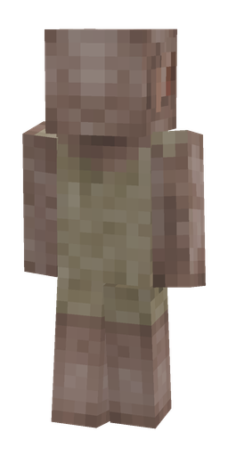 Brown skin: body, back render