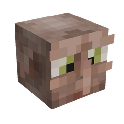 Brown skin: head render
