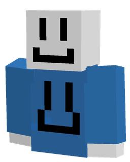 Blue skin: bust render