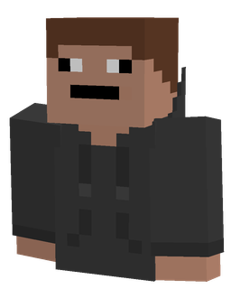 Black skin: bust render