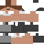 Black skin: raw texture render