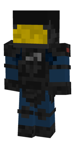 Black skin: body, front render