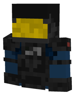 Black skin: bust render