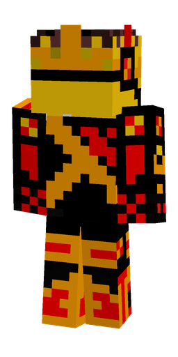 Black skin: body, back render