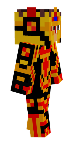 Black skin: body, right side render