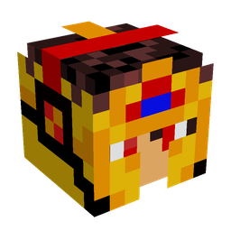 Black skin: head render