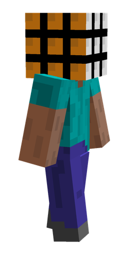Black skin: body, right side render