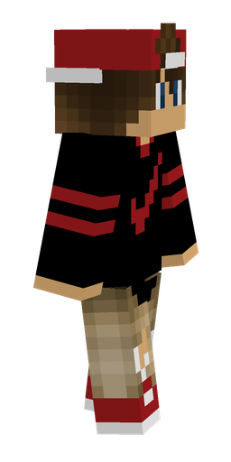 Black skin: body, right side render