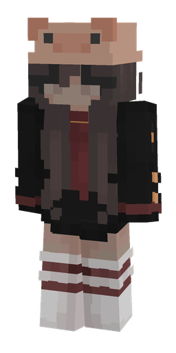 Black skin: body, front render