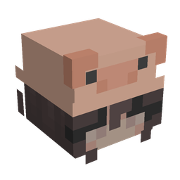 Black skin: head render