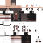Black skin: raw texture render