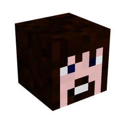 Black skin: head render