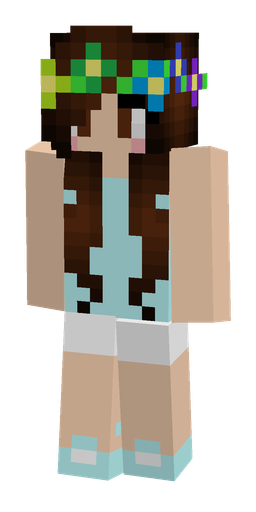 Blue skin: body, front render