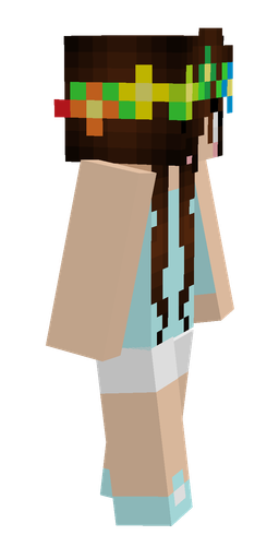 Blue skin: body, right side render