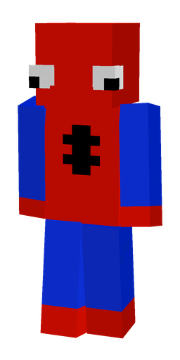 Blue skin: body, front render
