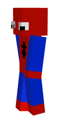 Blue skin: body, left side render
