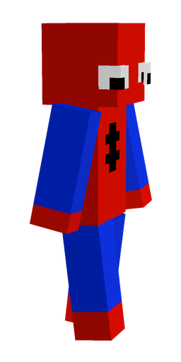 Blue skin: body, right side render