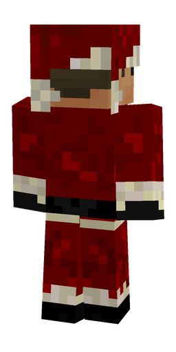 Black skin: body, back render