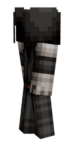 Black skin: body, left side render
