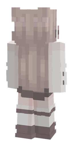 Gray skin: body, back render