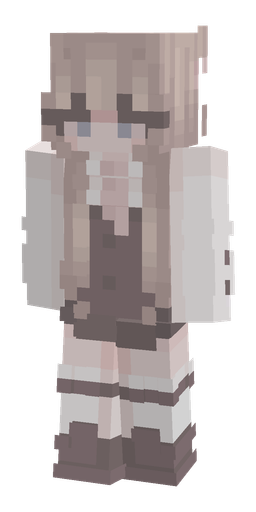 Gray skin: body, front render